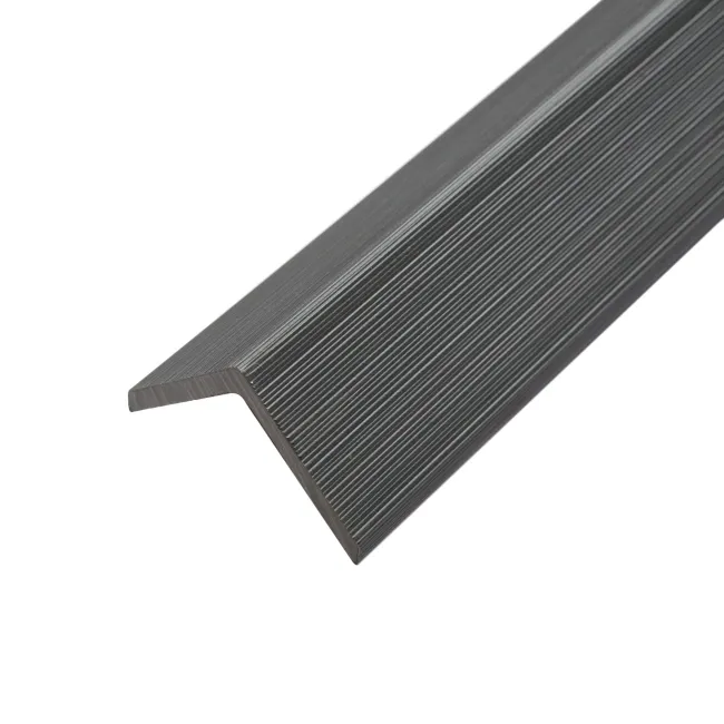 LuxeLine® Dark Grey Textured Composite Cladding Edging Corner Trim - 2500mm