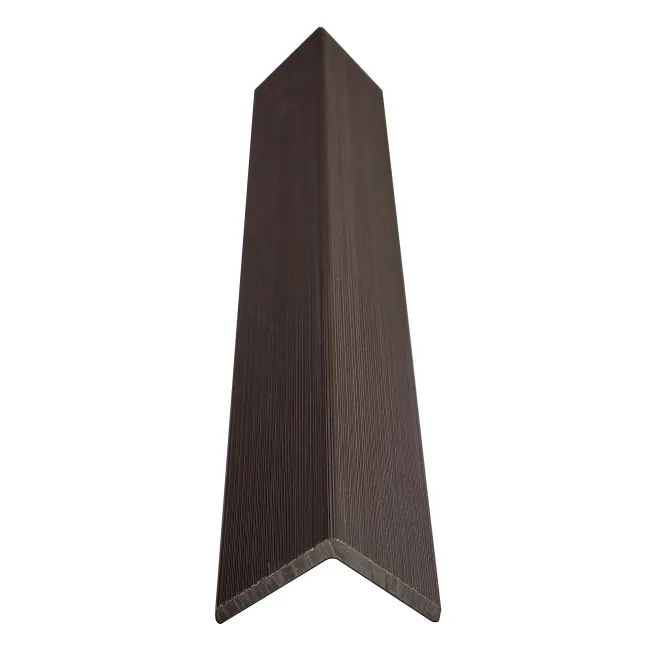 LuxeLine® Walnut Textured Composite Cladding Edging Corner Trim - 2500mm