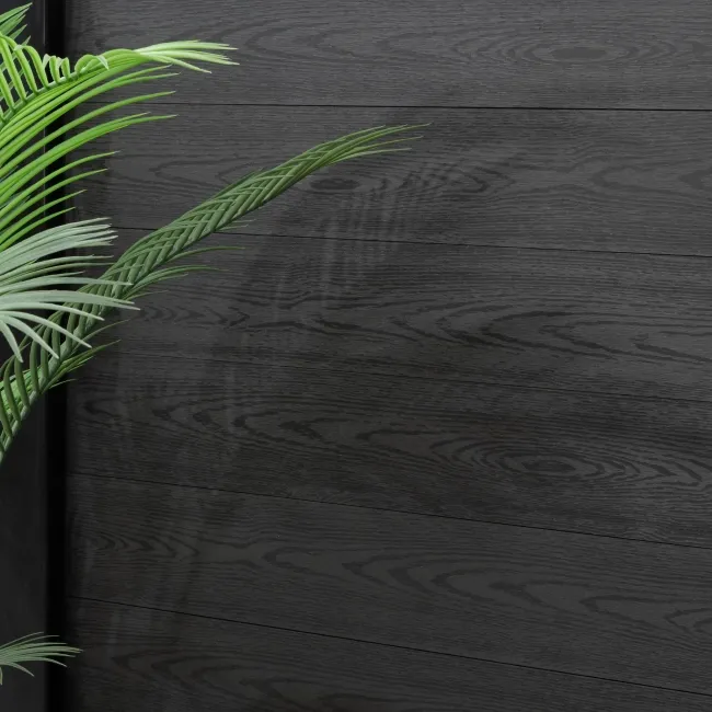 LuxeLine Composite Classic Fence Slats 180cm - Black (Pack of 2)