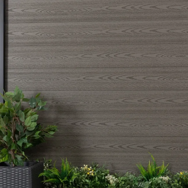 LuxeLine Composite Classic Fence Slats 180cm - Light Grey (Pack of 2)