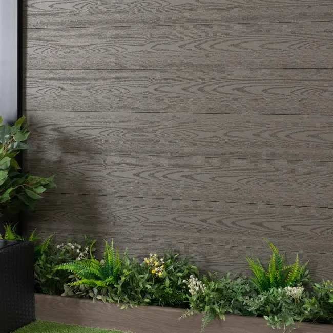 LuxeLine Composite Classic Fence Slats 180cm - Light Grey (Pack of 2)