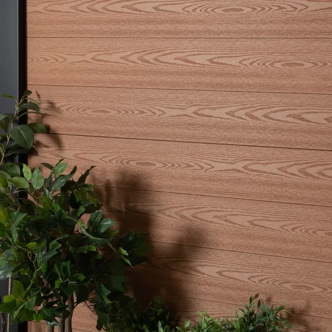 LuxeLine Composite Classic Fence Slats 180cm - Teak (Pack of 2)