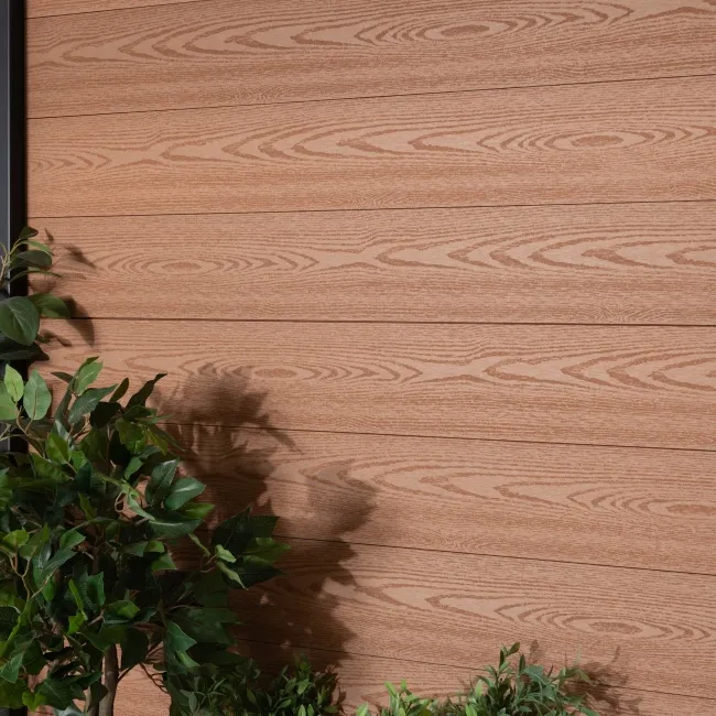 LuxeLine Composite Classic Fence Slats 180cm - Teak (Pack of 2)