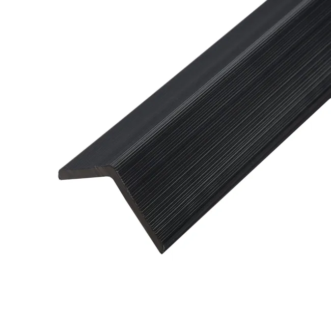 LuxeLine® Black Textured Composite Cladding Edging Corner Trim - 2500mm