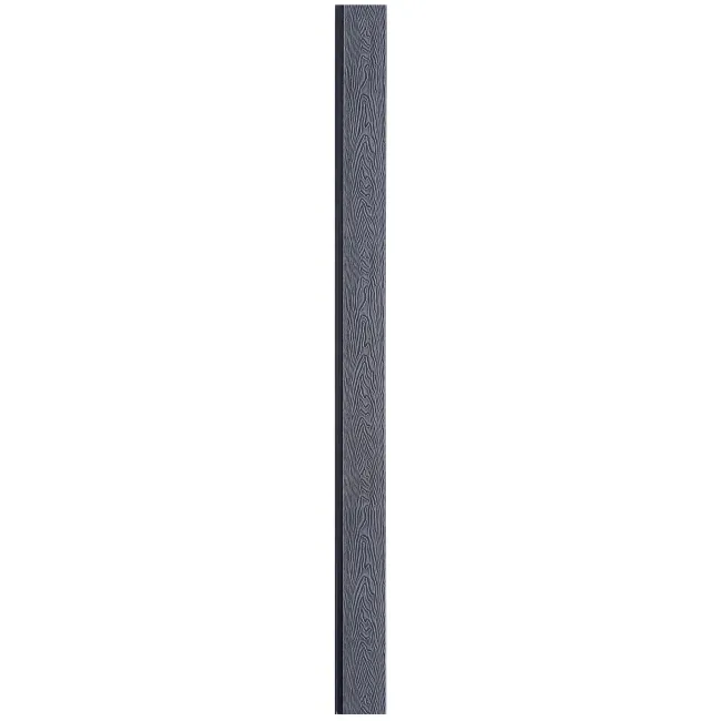 LuxeLine® Dark Grey Embossed Shiplap Composite Wall Cladding - 2900mm
