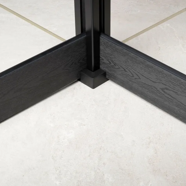 LuxeLine Composite Classic Fence Slats 180cm - Black (Pack of 2)