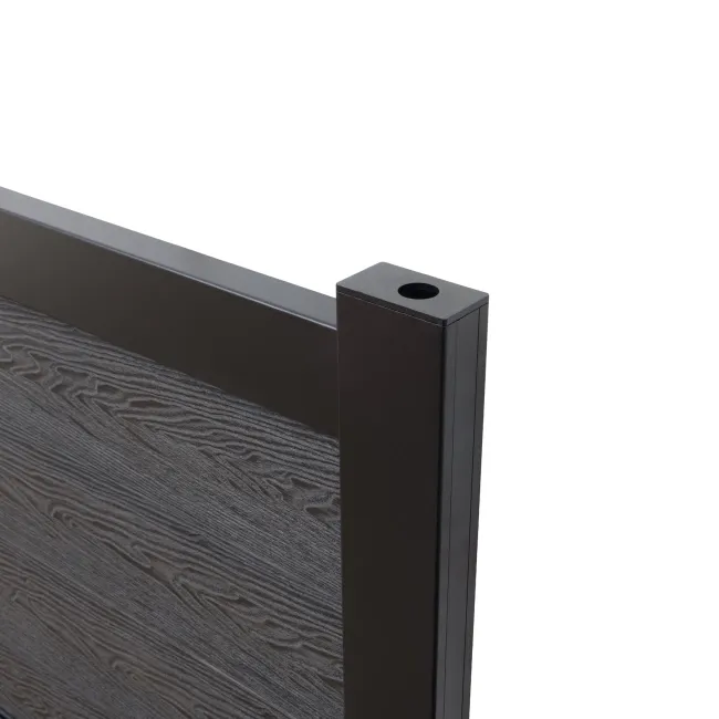 LuxeLine® Dark Grey Garden Gate 750x900mm - Standard Handle