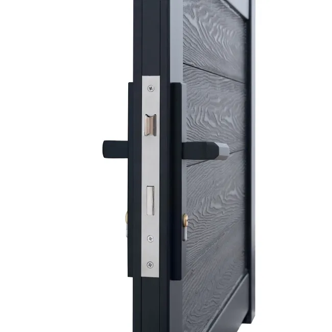 LuxeLine® Dark Grey Garden Gate 750x900mm - Standard Handle
