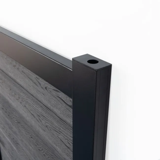 LuxeLine® Dark Grey Garden Gate 1730x900mm - Standard Handle