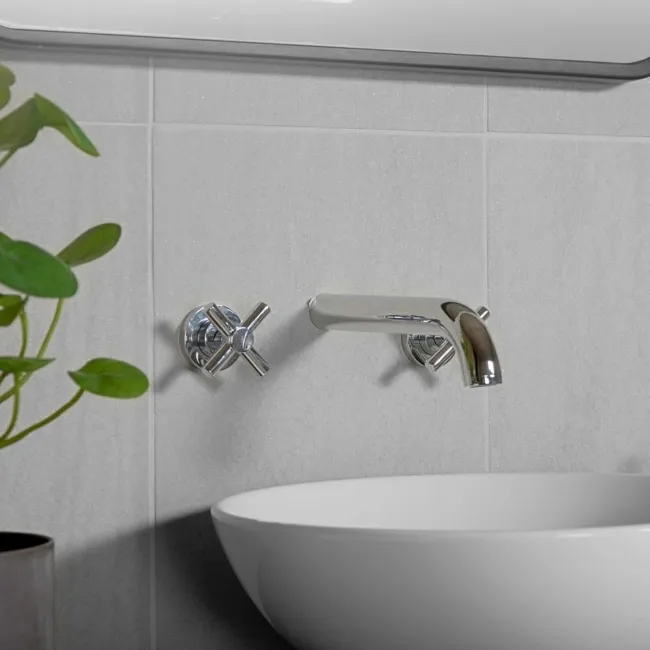 Oasis Haven Matt Grey Stone Effect Wall And Floor Tiles