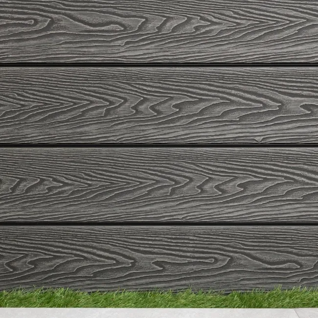LuxeLine® Grey Embossed Shiplap Composite Wall Cladding - 2900mm