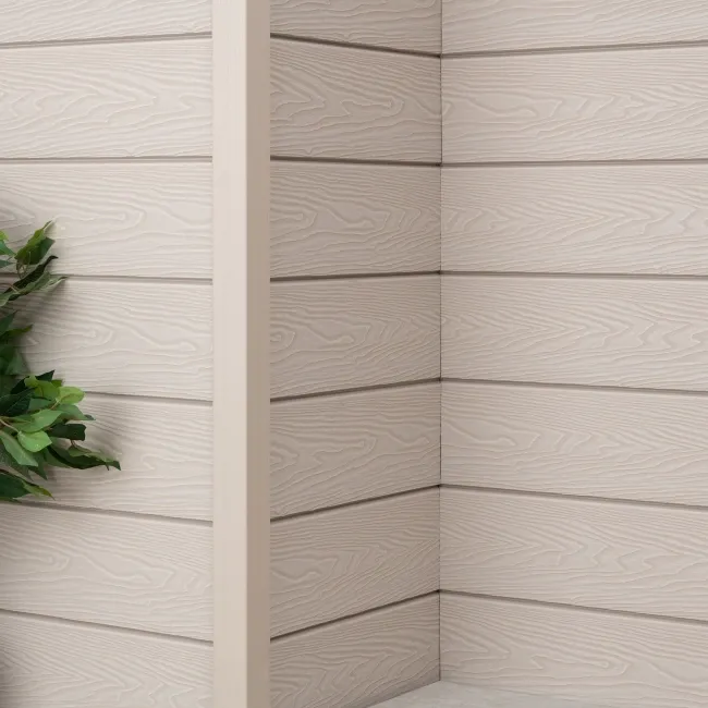 LuxeLine® Beige Textured Composite Cladding Edging Corner Trim - 2500mm