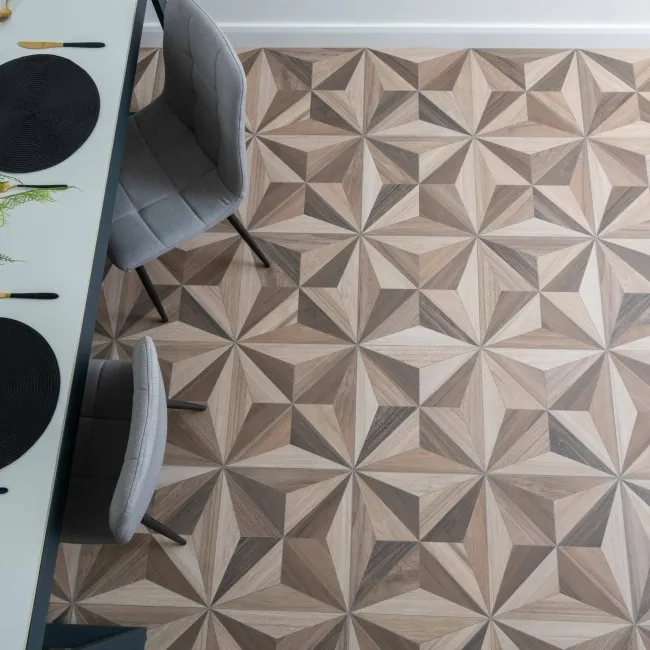 Sonoma Brown Matt Parquet Wood Effect Floor Tiles