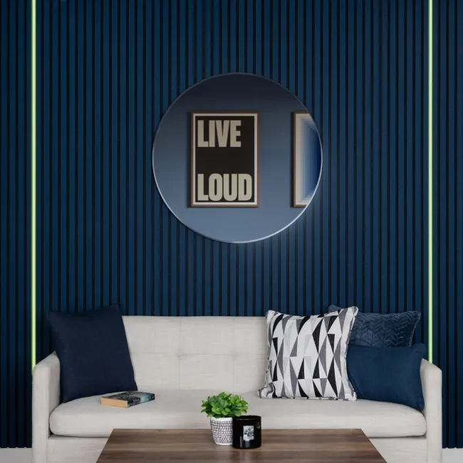 Trepanel Bright® Wall Panel Bluetooth Multi Colour LED Strip Lights With White Casing – 2.4m Pack of 2