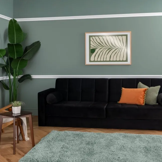 Trepanel Style® Paintable Swan Neck Moulded PS Wall Beading/Dado