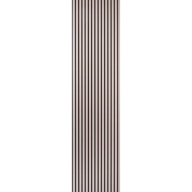 Trepanel® Texture Grey Taupe Woven Acoustic Wood & Felt Slat Panels