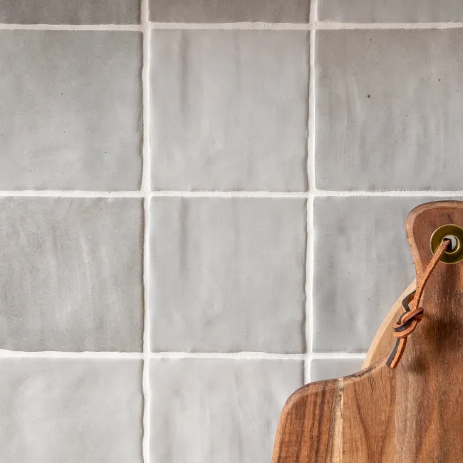 Zellige Mini Grey Small Matt Rustic Wall Tiles 100x100