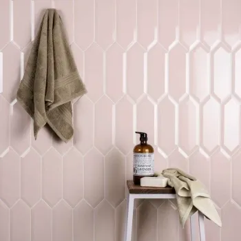 Picket Bevelled Petal Pink Tiles