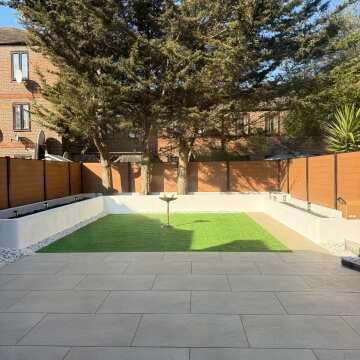 LuxeLine Composite Classic Fence Slats 180cm - Teak (Pack of 2)