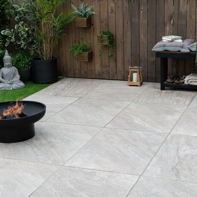 Icaria XL Beige Porcelain Paving Slabs