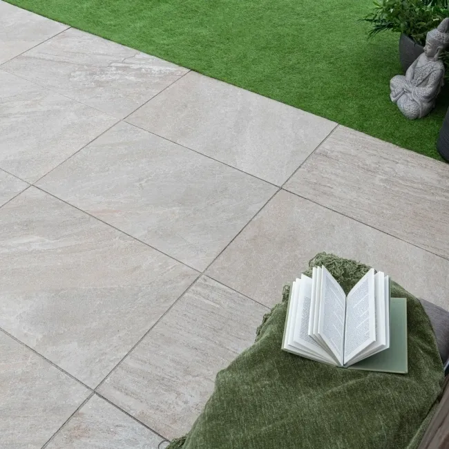 Icaria XL Beige Porcelain Paving Slabs