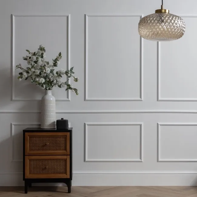 Trepanel Style® Paintable Astragal Moulded PS Wall Beading/Dado