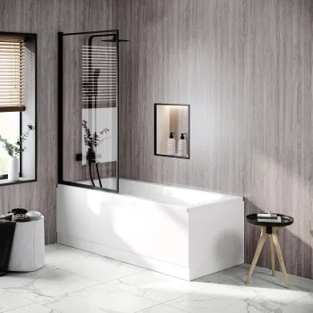 Trepanel Style® Grey Chevron Wood Effect Matt WPC Laminated Wall Panel