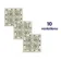 Helix Noir Black and White Matt Patterned Wall and Floor Tiles