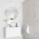 Clovelly White Decor Carrara Marble Effect Gloss Wall Tiles