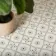 Dante Sand Flower Beige Matt Patterned Wall and Floor Tiles