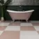 Sorbet Pink Matt Plain 598x598 Wall and Floor Tiles