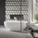 Texxtile Earl Grey Matt Patterned Wall and Floor Tiles