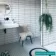 Linear White Matt Brick Shape Wall Tiles 300x100