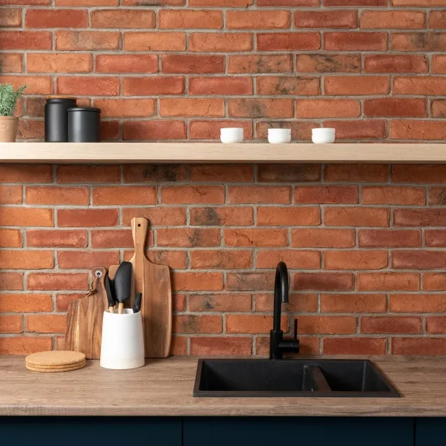 Mixed 15mm Brick Slips Red Blend