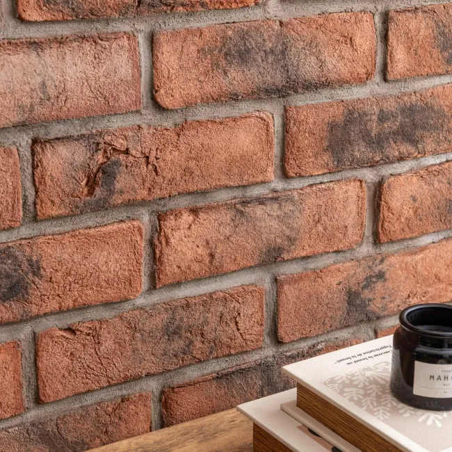 Smoked 15mm Brick Slips Red Blend