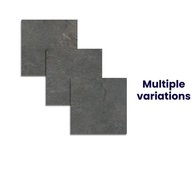 Ardesia Anthracite Stone Effect Matt Porcelain Outdoor Slab Tile