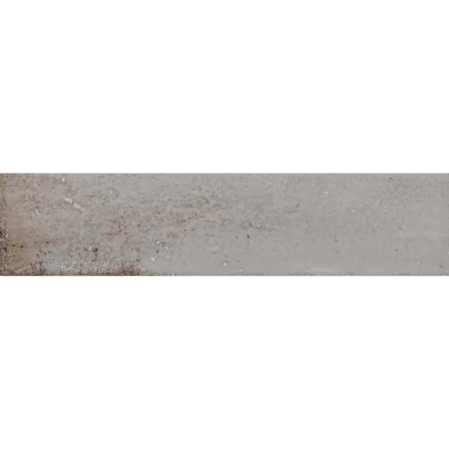 Faith Grey Gloss Rustic Brick Effect Wall and Floor Tile