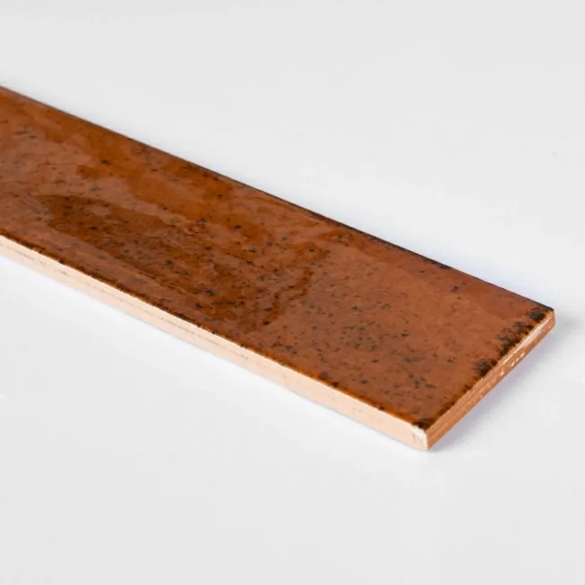 Hope Ochre Wall Gloss Orange Brick Tiles