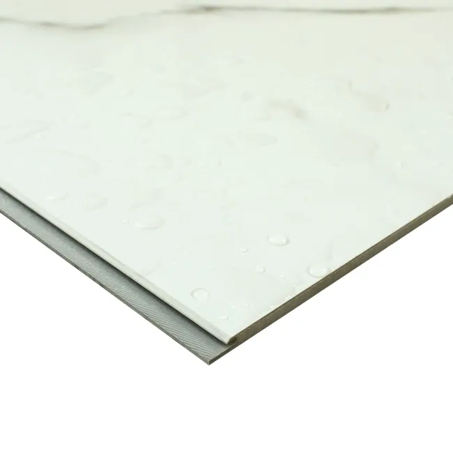 Trepanel Aqua Luxe® Carrara Soft Marble Effect Embossed Satin SPC Wall Panel 4 Pack (Covers 2.80 SQM)