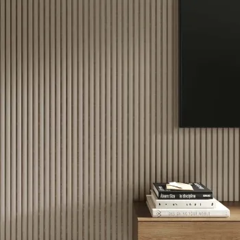 Trepanel® Warm Greige Beige Matt Acoustic Wall Panels