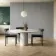 Trepanel Design® White Marble Effect on Black Felt Acoustic Wood Slat Panels
