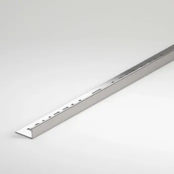 8mm Chrome Square Edge Metal Trim