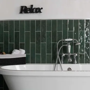 Faith Green Gloss Wall and Floor Tile
