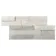 Ledgestone Ice White Split Face Slate 300x150 Tiles