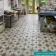 Scintilla Paprika Orange Star Pattern Tiles