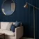 Trepanel® Texture Denim Blue Herringbone Acoustic Wood & Felt Slat Panels