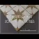 Scintilla Paprika Orange Star Pattern Tiles