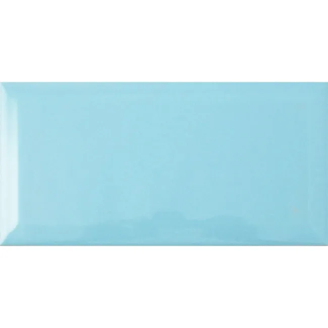 Euston Rectangular Gloss Blue Metro Tiles