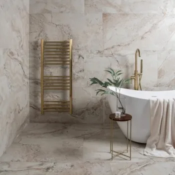 Candy White Matt Marble Effect 1200x600 Wall and Floor Tiles