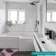 Flat Ceramic Chalk Farm Matt White Metro Tiles